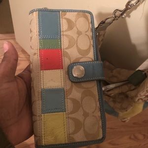 Coach purse and wallet